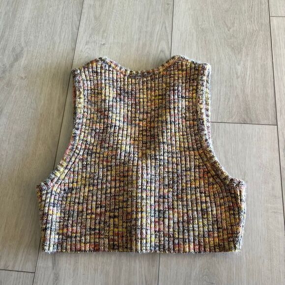 Free People Mystic Island Sweater Vest size S - Picture 4 of 8